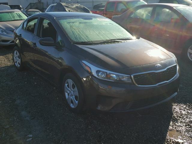 3KPFK4A77HE045544 - 2017 KIA FORTE LX BROWN photo 1