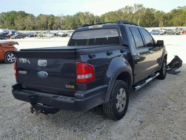1FMEU31K07UB42343 - 2007 FORD EXPLORER S GRAY photo 4