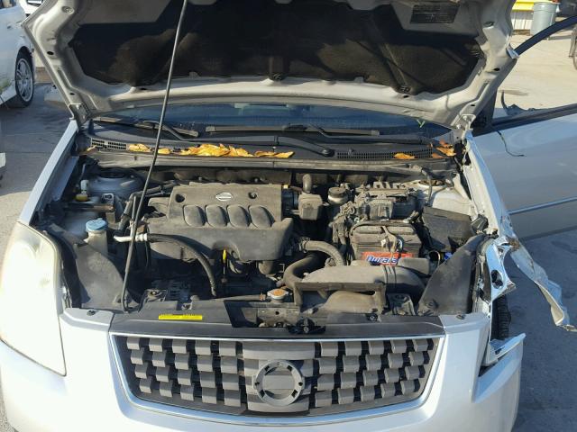 3N1AB61E27L688353 - 2007 NISSAN SENTRA 2.0 SILVER photo 7