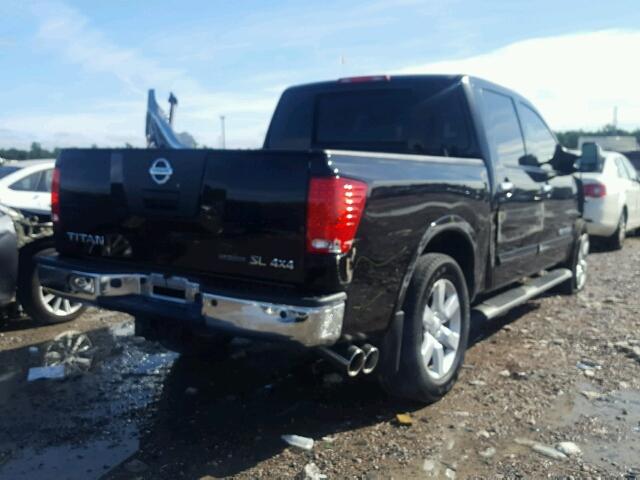 1N6BA0EC0CN304202 - 2012 NISSAN TITAN S BLACK photo 4