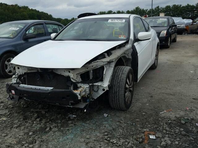 1HGCS1B30BA013673 - 2011 HONDA ACCORD LX- WHITE photo 2