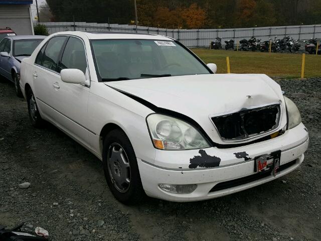 JTHBN30F820088944 - 2002 LEXUS LS 430 WHITE photo 1