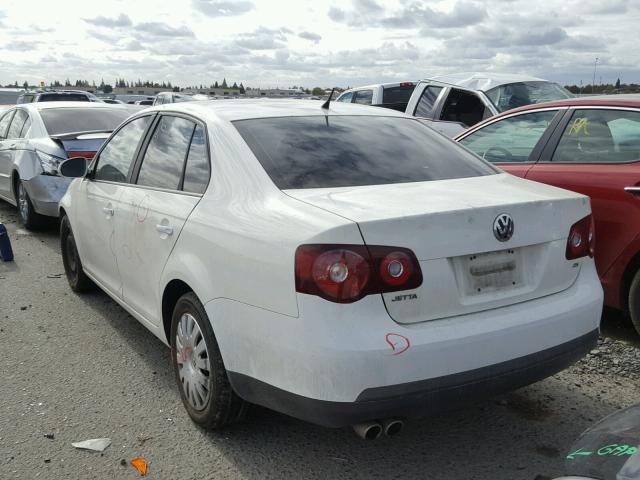 3VWJZ71K48M107030 - 2008 VOLKSWAGEN JETTA S WHITE photo 3