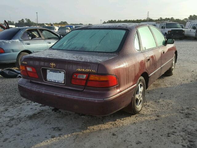 4T1BF18B0WU254355 - 1998 TOYOTA AVALON XL MAROON photo 4