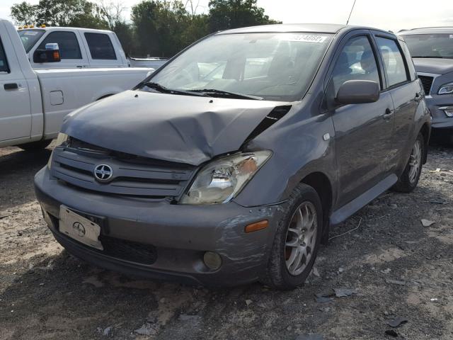 JTKKT624640070877 - 2004 TOYOTA SCION XA ნაცრისფერი ფოტო 2