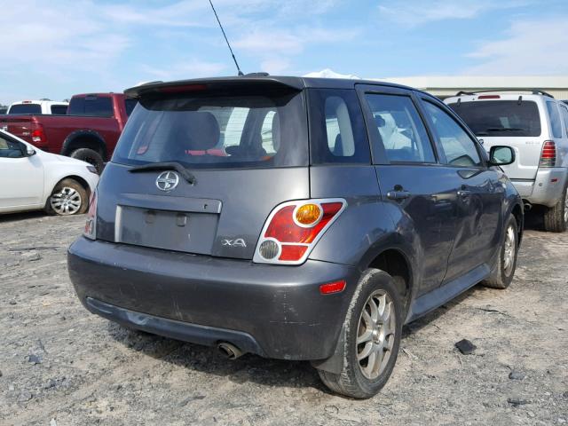 JTKKT624640070877 - 2004 TOYOTA SCION XA ნაცრისფერი ფოტო 4