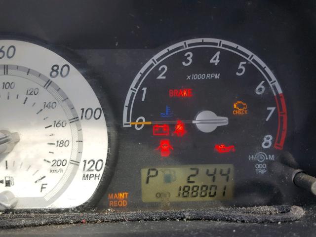 JTKKT624640070877 - 2004 TOYOTA SCION XA ნაცრისფერი ფოტო 8