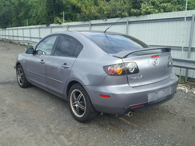 JM1BK323351295141 - 2005 MAZDA 3 S GRAY photo 3