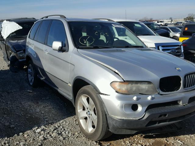 5UXFA13596LY44354 - 2006 BMW X5 SILVER photo 1