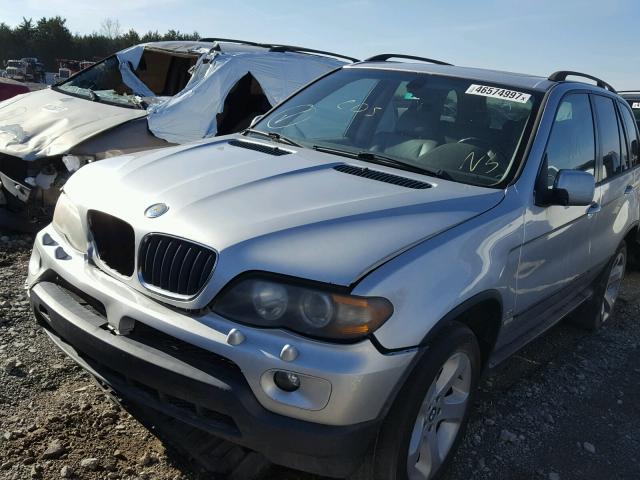 5UXFA13596LY44354 - 2006 BMW X5 SILVER photo 2