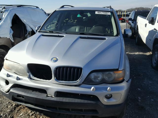 5UXFA13596LY44354 - 2006 BMW X5 SILVER photo 7