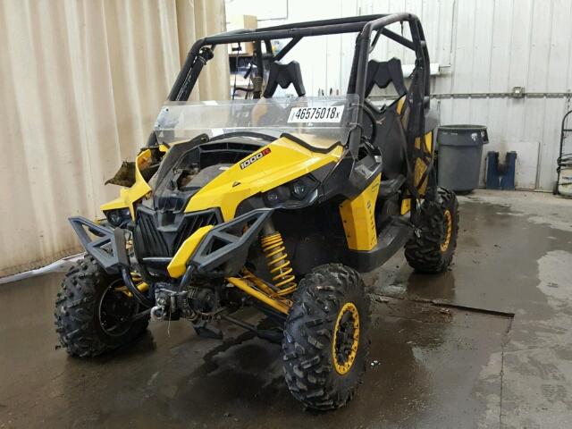 3JBPXLP1XDJ002128 - 2013 CAN-AM MAVERICK 1 YELLOW photo 2