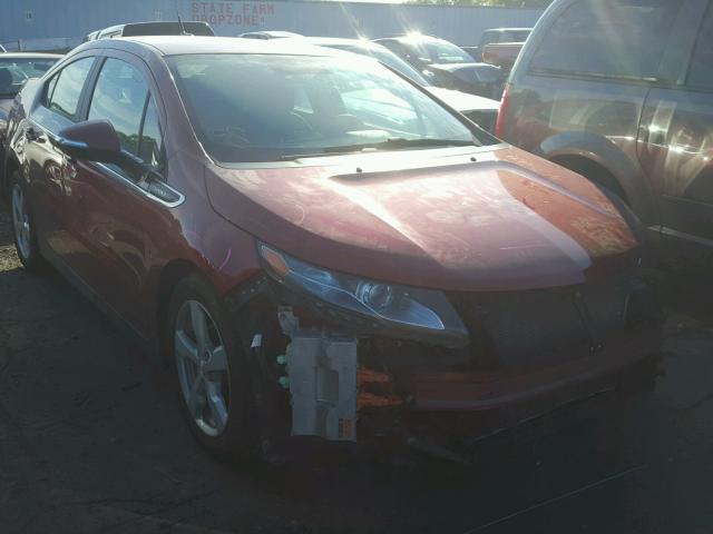 1G1RA6E49DU130935 - 2013 CHEVROLET VOLT RED photo 1