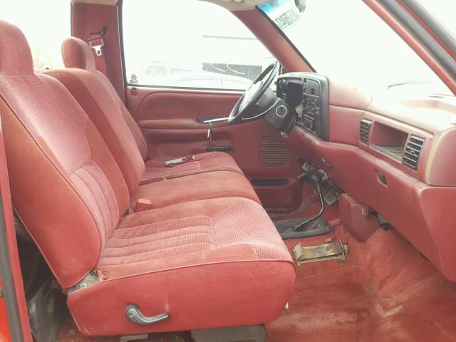 1B7KF26C6RS526526 - 1994 DODGE RAM 2500 RED photo 5