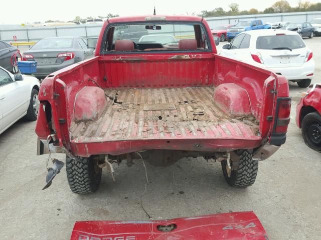 1B7KF26C6RS526526 - 1994 DODGE RAM 2500 RED photo 6