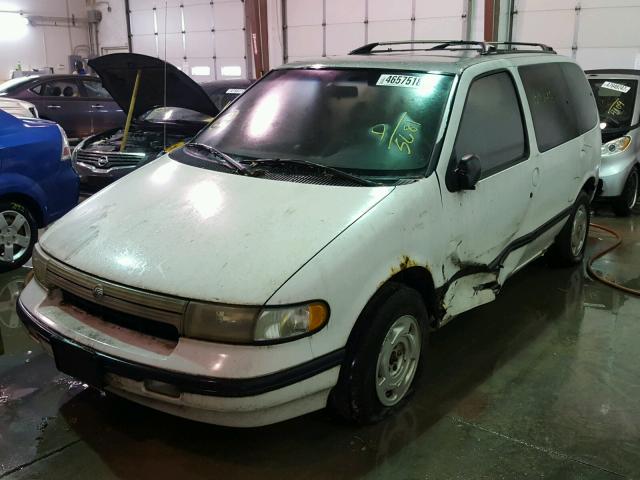 4M2DV11W9SDJ55681 - 1995 MERCURY VILLAGER WHITE photo 2