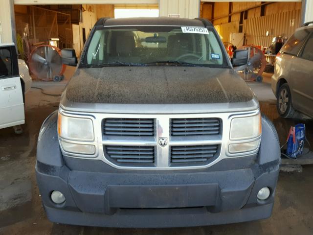 1D8GT28KX7W683096 - 2007 DODGE NITRO SXT TWO TONE photo 9