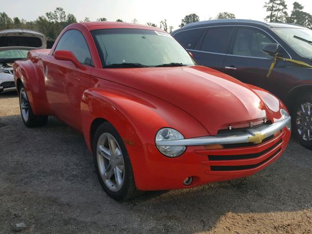 1GCES14P73B100862 - 2003 CHEVROLET SSR RED photo 1