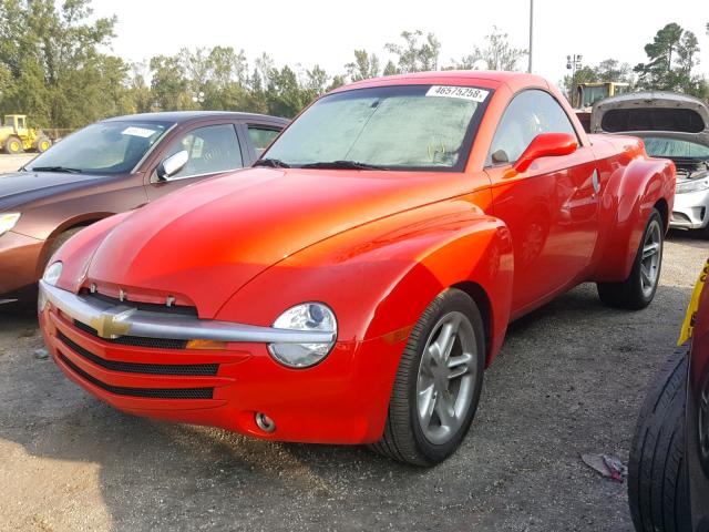 1GCES14P73B100862 - 2003 CHEVROLET SSR RED photo 2