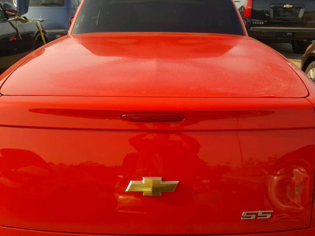 1GCES14P73B100862 - 2003 CHEVROLET SSR RED photo 6