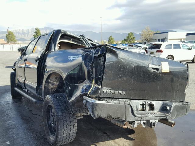 5TBET54107S456917 - 2007 TOYOTA TUNDRA CRE BLACK photo 3