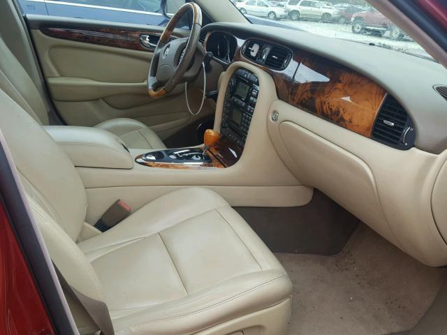 SAJWA79C15SG37914 - 2005 JAGUAR XJ8 RED photo 5