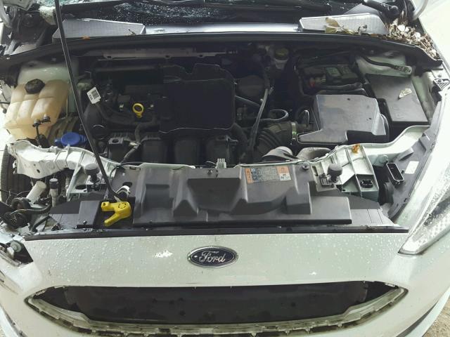 1FADP3E26FL338895 - 2015 FORD FOCUS S WHITE photo 7