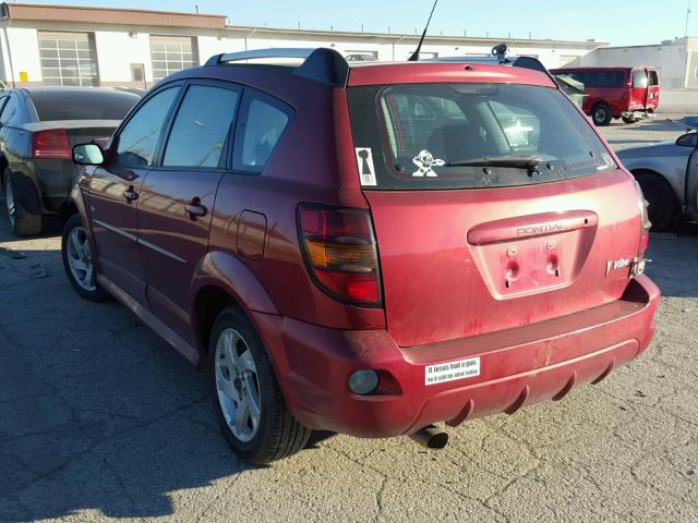 5Y2SL67858Z418365 - 2008 PONTIAC VIBE RED photo 3