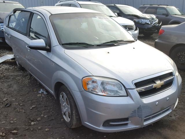 KL1TD5DE8BB127906 - 2011 CHEVROLET AVEO LS SILVER photo 1