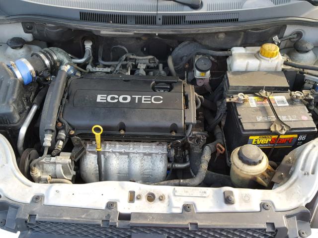 KL1TD5DE8BB127906 - 2011 CHEVROLET AVEO LS SILVER photo 7