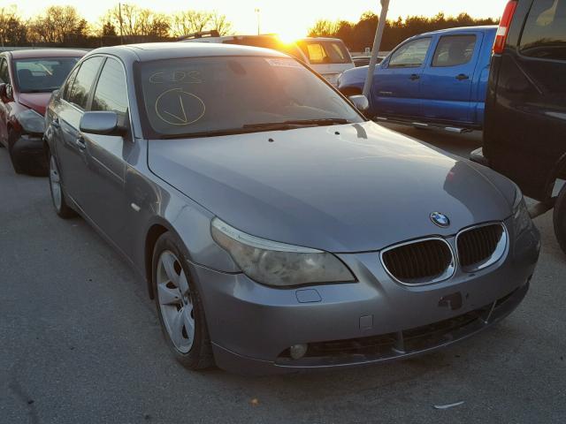 WBANE73577CM51858 - 2007 BMW 530 GRAY photo 1