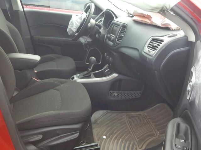 3C4NJCABXJT102527 - 2018 JEEP COMPASS SP 红色 照片 5