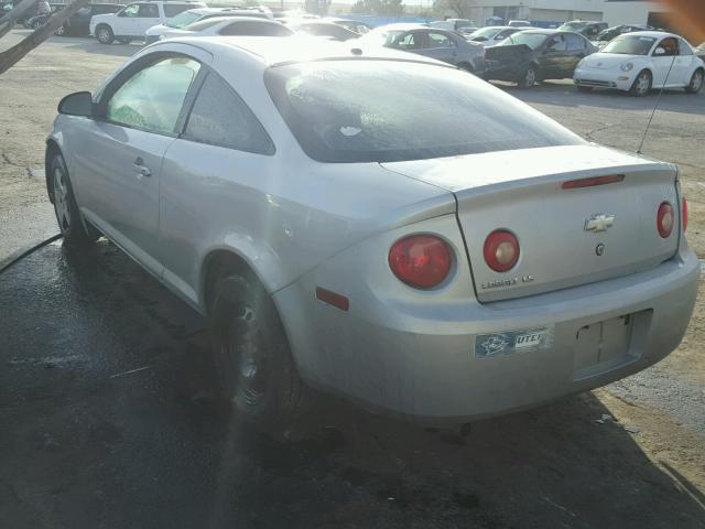 1G1AK18F287269870 - 2008 CHEVROLET COBALT LS GRAY photo 3