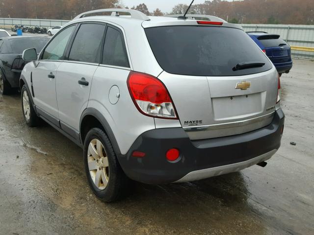 3GNAL2EK0CS548862 - 2012 CHEVROLET CAPTIVA SP SILVER photo 3