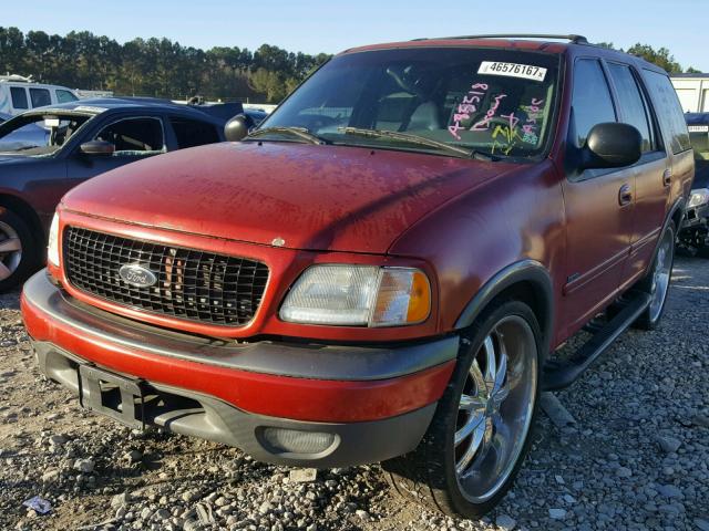 1FMRU15W51LA58518 - 2001 FORD EXPEDITION RED photo 2