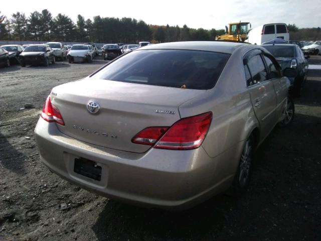 4T1BK36B97U216084 - 2007 TOYOTA AVALON XL GOLD photo 4