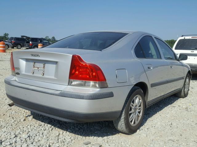 YV1RS64A642344105 - 2004 VOLVO S60 SILVER photo 4