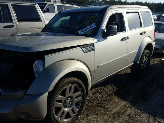 1D8GU28K18W191653 - 2008 DODGE NITRO SXT TAN photo 2