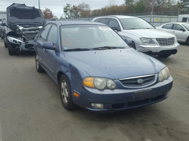 KNAFB161135096087 - 2003 KIA SPECTRA GS BLUE photo 1