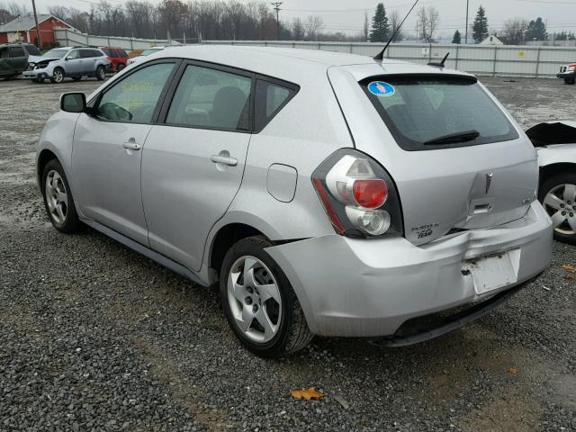 5Y2SP67869Z405937 - 2009 PONTIAC VIBE SILVER photo 3