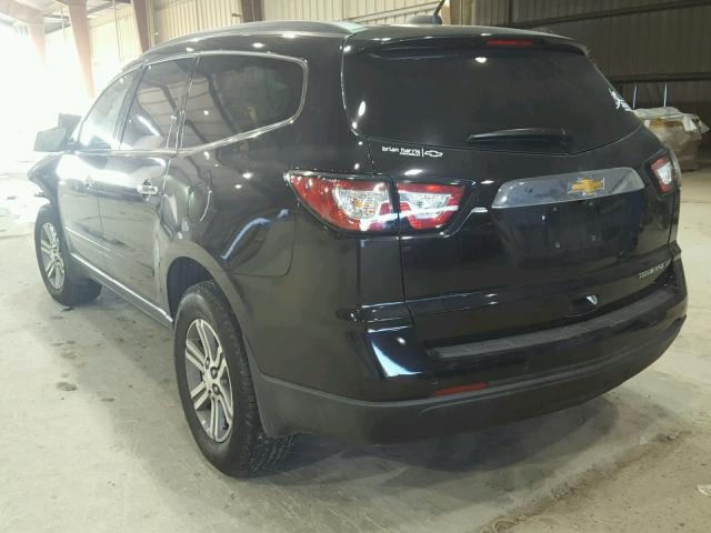 1GNKRHKD0GJ259659 - 2016 CHEVROLET TRAVERSE L BLACK photo 3