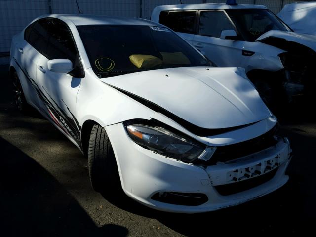 1C3CDFBB2FD225335 - 2015 DODGE DART SXT WHITE photo 1