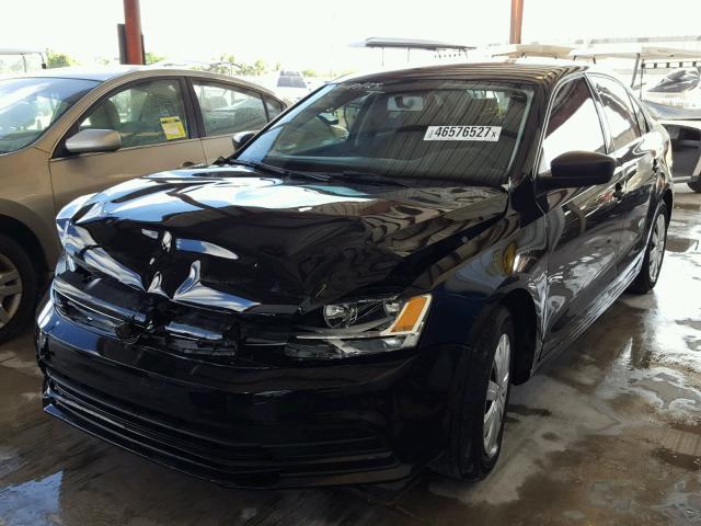 3VW2K7AJ4FM294590 - 2015 VOLKSWAGEN JETTA BASE 黑色 照片 2