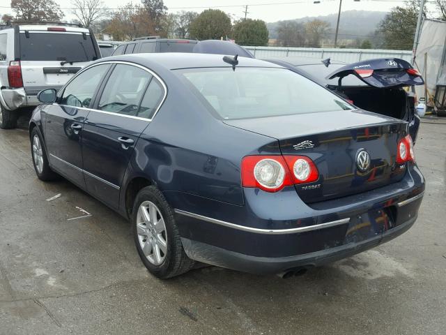 WVWAK73C46P132336 - 2006 VOLKSWAGEN PASSAT BLUE photo 3