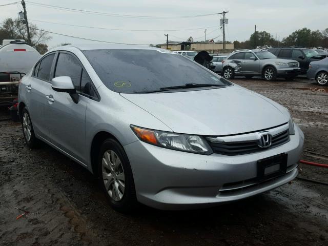 19XFB2F56CE363952 - 2012 HONDA CIVIC SILVER photo 1