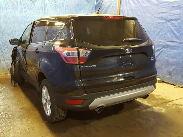 1FMCU9GD5HUE89512 - 2017 FORD ESCAPE SE 黑色 照片 3