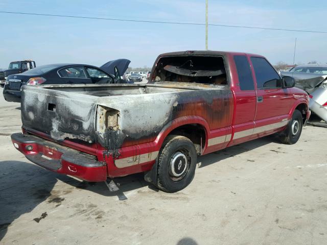 1GCCS19WX28126116 - 2002 CHEVROLET S TRUCK S1 RED photo 4