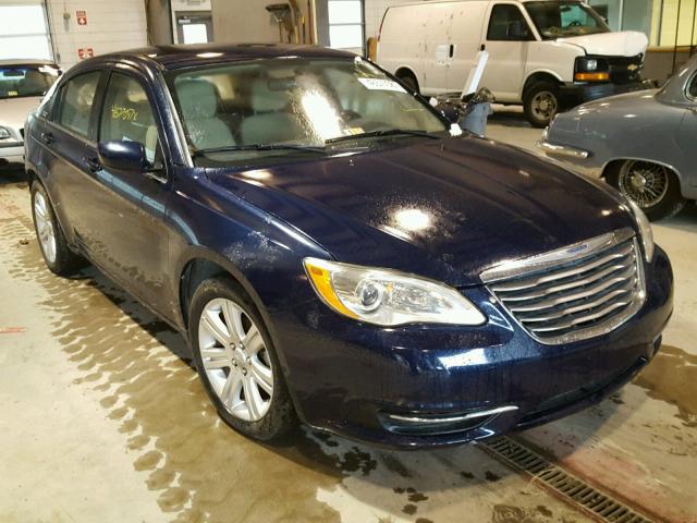 1C3CCBAB9DN647574 - 2013 CHRYSLER 200 LX BLUE photo 1