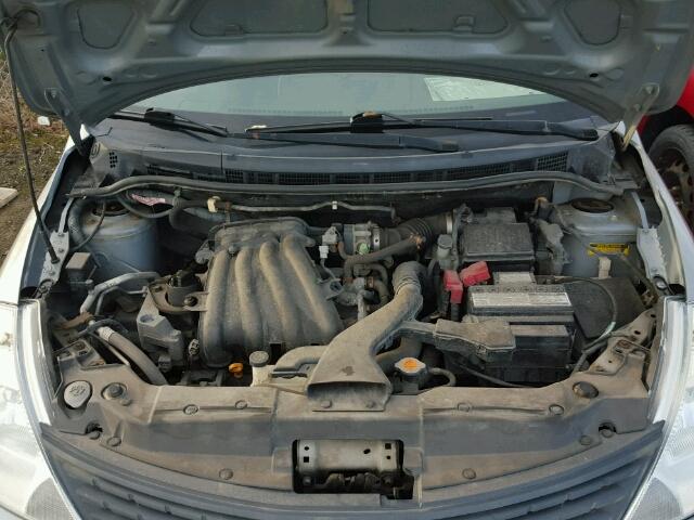 3N1CC11E69L467933 - 2009 NISSAN VERSA GRAY photo 7