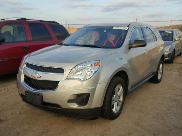 1GNFLEEK1FZ133080 - 2015 CHEVROLET EQUINOX LS SILVER photo 2